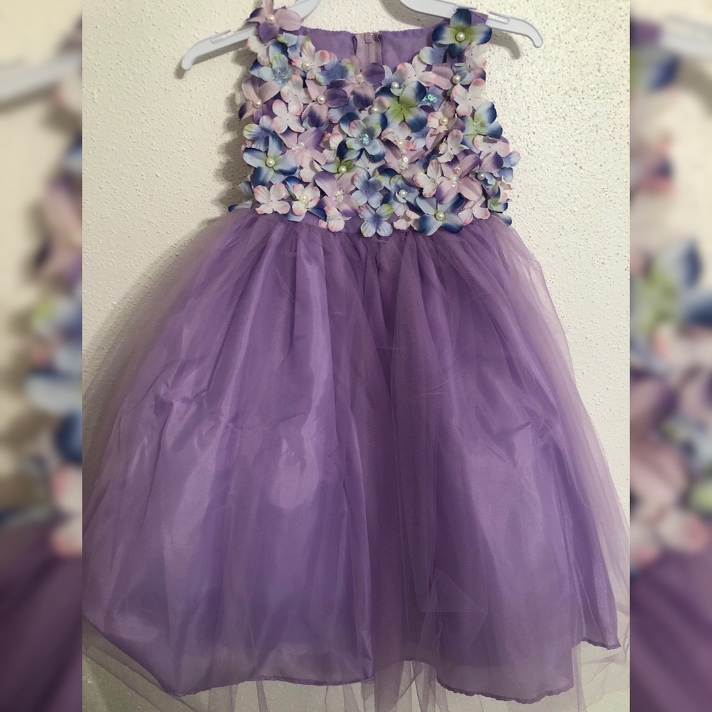 Lavender tulle Toddler dress